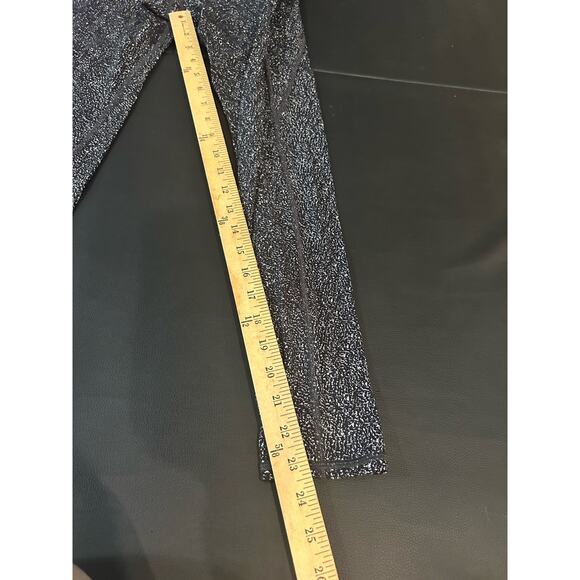 Athleta Medium Cropped Leggings Speckled Black White Gray Neutral Color - Picture 6 of 6